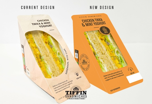 picture of two sandwiches side by side
